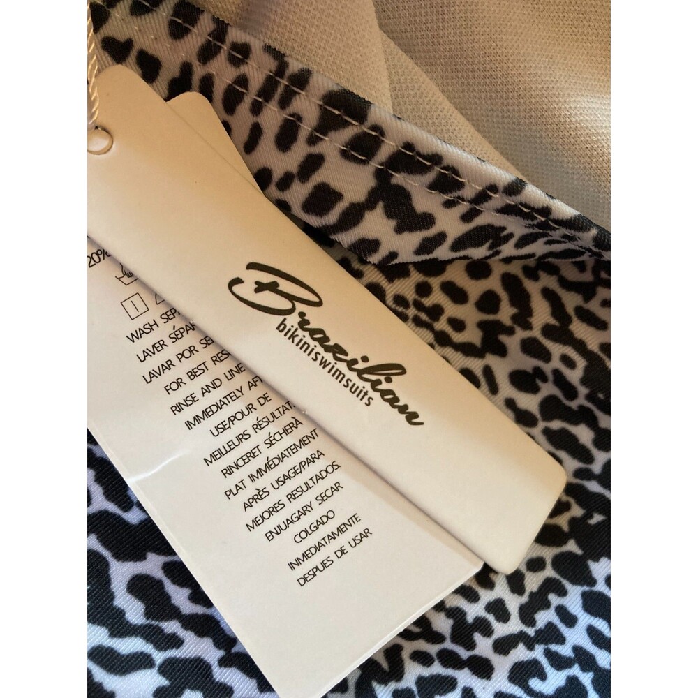 Animal Print Brazilian Swimsuit (NEW) - Picture 4 of 4